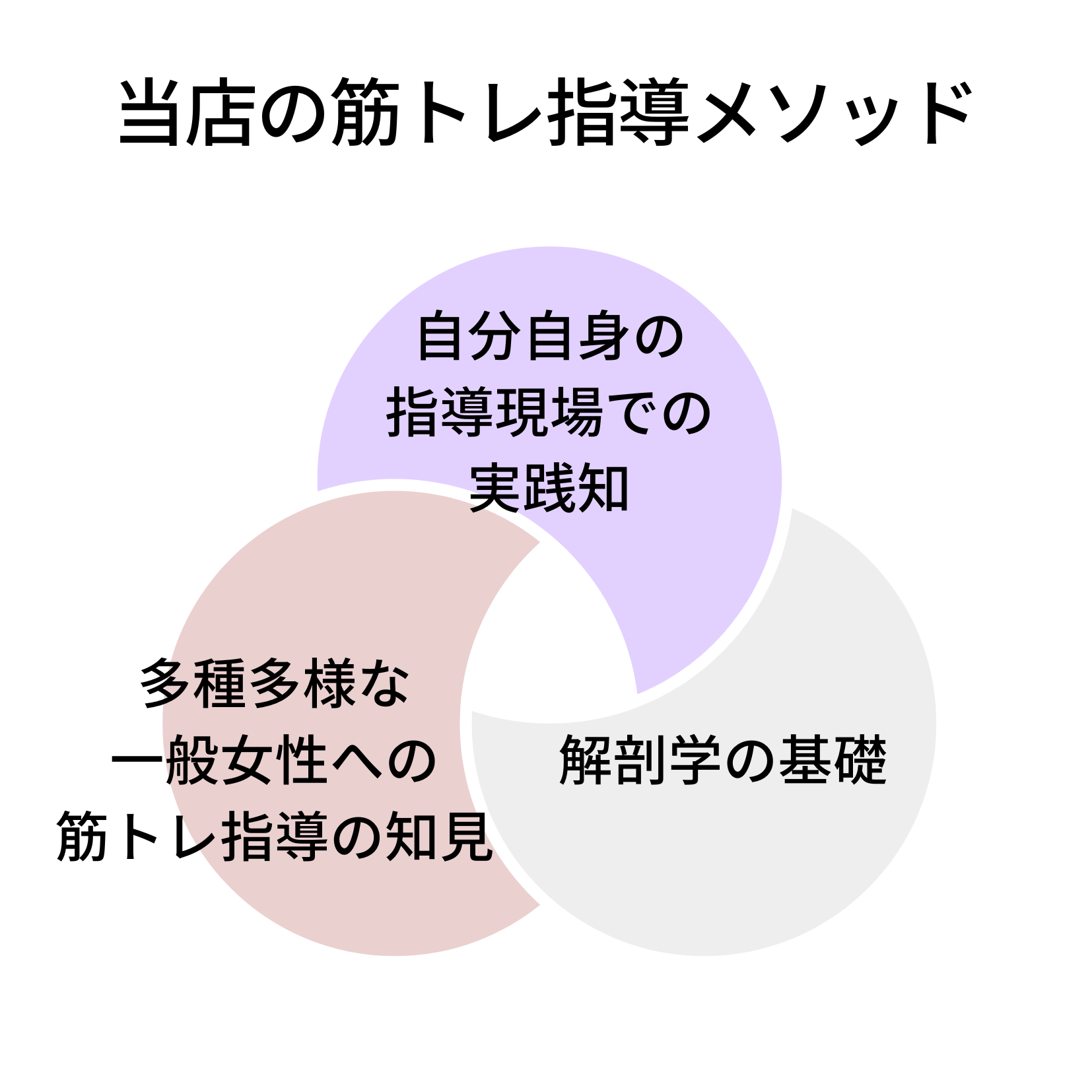 未来FUL筋トレ三位一体メソッド図