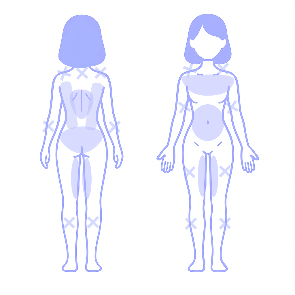 一般女性向けに鍛えるor鍛えない部設計した本格筋トレ