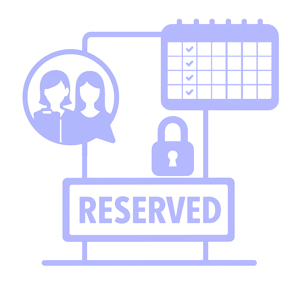 完全個室・予約制の集中できる環境